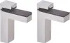 HOOZ 2er Set Regalboden Halterung Chrom 10 cm Produktbild-Vorschau 1