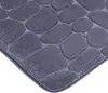 BADTEPPICH GRAU BADVORLEGER BADEMATTE DUSCHVORLAGE mit Voir les images du produit 5