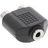 InLine Audio Adapter, 3,5mm Klinke Buchse Mono an 2x Cinch Produktbild-Vorschau 4