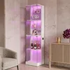 VANITII, vetrina espositiva con illuminazione RGB a LED, 4 Anteprima dell’immagine prodotto 10
