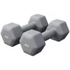 GORILLA SPORTS® Hanteln Set - Neopren, 2x4kg, Guss, Grau - Produktbild-Vorschau 1