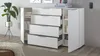 Sideboard Anrichte 180 cm weiß Glasfront - SANTORIN - Die Produktbild-Vorschau 6