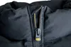 A close-up of a black jacket zipper with a CAT logo. Anteprima dell’immagine prodotto