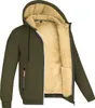 ASKSA Herren Gefuettert Fleece Kapuzenpullover Zipper Produktbild-Vorschau 1