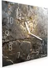 Wanduhr aus Glas mit Motiv Gekrakeltes Metall- 30 x 30 cm - Produktbild-Vorschau 2