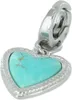Fossil Anhänger Charms JF88020040 Herz türkis Produktbild-Vorschau 1