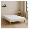 SOMMIER TAPISSIER BLANC 140x200 cm | FABRICATION FRANÇAISE Voir les images du produit 1