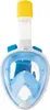 Maschera completa per lo snorkeling, pieghevole S/M blu Anteprima dell’immagine prodotto 5