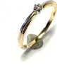 Goldring 585/- bicolor mit Brillant 0,05 ct w/si Produktbild-Vorschau 4