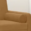 vidaXL Cuscino decorativo 2 pz. Marrone Ø15x50 cm Velluto Anteprima dell’immagine prodotto 5