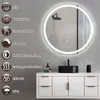 ZMH Zrkadlová lampa LED zrkadlo Okrúhle 80 cm Nástenné Náhľad obrázku produktu 2