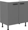 Spülenschrank NELJA – Breite 80 cm, Anthrazit Produktbild-Vorschau 1