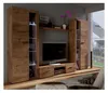TOP Wohnwand Rumba XL Anbauwand Wohnkombi Wohnzimmer Eiche Produktbild-Vorschau 1