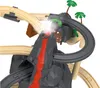 LUPILU® Holz Eisenbahn Set XL Dinoland Buchenholz Spielzeug Produktbild-Vorschau 5