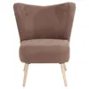 Sessel Kathy Bezug Veloursstoff Buche natur / sahara 22647 Produktbild-Vorschau 3