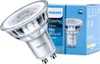 A Philips CorePro LED spot light bulb and its packaging are shown against a white background. Voir les images du produit