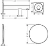 Elektronik-Waschtischmischer AXOR UNO 220 UP, Wandmontage Produktbild-Vorschau 2