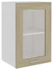 vidaXL Závesná vitrína Lyon Sonoma dub 40x31x60 cm materiál Náhľad obrázku produktu 1