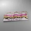 Bild auf Leinwand - Leinwandbild - 3 Teile - Rosa golden Produktbild-Vorschau 2