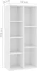 vidaXL Libreria bianca 50×25×106 cm in materiale derivato Anteprima dell’immagine prodotto 8