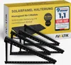 2x 114 cm Solarpanel Halterung schwarz Solarmodul Produktbild-Vorschau 1
