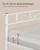 VASAGLE Bettgestell 90 x 200 cm, mit Kopfteil, Produktbild-Vorschau 5