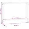Konsolentisch Grau Sonoma 100x22,5x75 cm Holzwerkstoff Produktbild-Vorschau 8