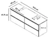 Garlivo Waschbeckenunterschrank GLB-160 Anthrazit mit Produktbild-Vorschau 7