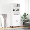 vidaXL Highboard Weiß 69,5x34x180 cm Holzwerkstoff - Produktbild-Vorschau 2