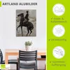 ARTland Wandbild Alu für Innen & Outdoor Reiter, nach Produktbild-Vorschau 3