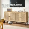 Szafka rattanowa SucceBuy - 4 magnetyczne drzwi i Podgląd zdjęcia produktu 2