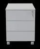 Rollcontainer, 3 Schübe, Farbe grau RAL 7035 Produktbild-Vorschau 1