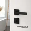 Türklinke Schwarz Matt - Türgriff Set aus Aluminium für Produktbild-Vorschau 3