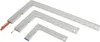 Anschlagwinkel-Set Aluminium inkl. Anreißer und Bleistift Produktbild-Vorschau 1