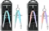 Two packages of STAEDTLER compasses, each containing two compasses in pastel colors. Voir les images du produit