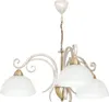 Lampada a sospensione decorativa crema 3 paralumi in vetro Anteprima dell’immagine prodotto 1