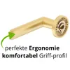 Messingfarben Matt, Gold Matt Türbeschlag PRIMA für Produktbild-Vorschau 5