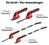 WALTER Akku Heckenschere/Grasschere, stufenlose Produktbild-Vorschau 2