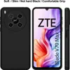 A collage of a black phone case and a ZTE Blade V70 Max phone. Produktbild-Vorschau