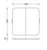 Thermoabdeckung 230x230cm anthrazitgrau Produktbild-Vorschau 3