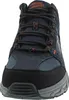 Front view of a blue Skechers shoe. Produktbild-Vorschau