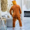 Onesie Kigurumi Pigiama Leone Costume Travestimento M: 155 Anteprima dell’immagine prodotto 9