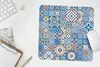 MuchoWow® Mauspad Mousepad Muster - Blau - Formen 30x30 cm Produktbild-Vorschau 5