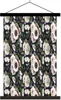 MuchoWow® Textilposter Blumen - Anemone - Muster - Farben Produktbild-Vorschau 1