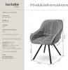 tectake® Drehbarer Armlehnstuhl Snug gepolstert, in Produktbild-Vorschau 5