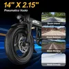 F6 Bicicletta Elettrica Pieghevole – Motore 250 W, Batteria Anteprima dell’immagine prodotto 6