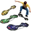 Waveboard rose avec lumières - Planche StreetSurfing avec Voir les images du produit 9