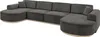 ALTDECOR Ecksofa in U-Form  MARI-U2-v1 - 388x171x83 cm Produktbild-Vorschau 2