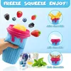 Slush Becher Silikon Squeeze Cup Gefrorene Maker Smoothie Produktbild-Vorschau 9