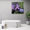 Leinwandbild Zen-Blumen aus Bambus 50x50 Feeby Violett bild Produktbild-Vorschau 2